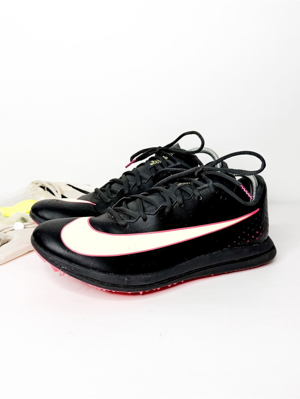 Nike Zoom TJ Elite Track & Field Jump Spikes Black Pink Men’s Size 12